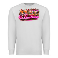 Dove Grey be my valentine Premium Sweatshirt - HowdyJamesFarm