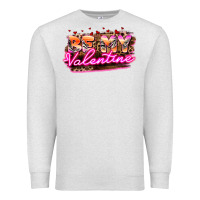 Oatmeal Heather be my valentine Premium Sweatshirt - HowdyJamesFarm