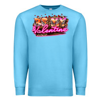 Ocean Blue be my valentine Premium Sweatshirt - HowdyJamesFarm