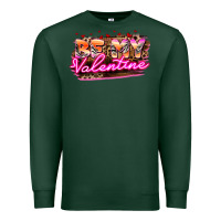 Sports Green be my valentine Premium Sweatshirt - HowdyJamesFarm