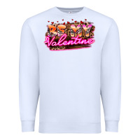 White be my valentine Premium Sweatshirt - HowdyJamesFarm