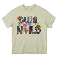 Mossy cute nails Heavy Core Tee - CowhideDigitalArt