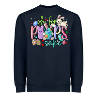 Navy oh for the peeps sake Heavyweight Sweatshirt - MaliasSmallBusiness