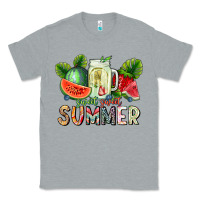 Heather Grey summer Classic Tee - CowhideDigitalArt