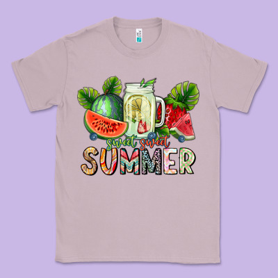 Summer Classic Tee Designed By Cowhidedigitalart