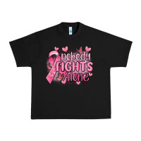 Nobody Fights Alone Cancer Urban Heavy Tee | Teevron