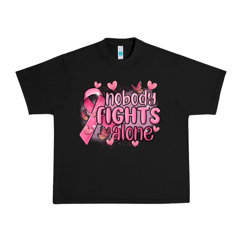 Nobody Fights Alone Cancer Urban Heavy Tee by MaliasSmallBusiness | Teevron