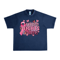 Navy nobody fights alone cancer Urban Heavy Tee - MaliasSmallBusiness