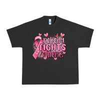 Pigment Black nobody fights alone cancer Urban Heavy Tee - MaliasSmallBusiness