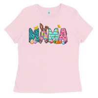 Bubblegum Pink Easter Mama Easter Day Ladies Tee - Neo Western