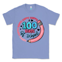 Colony Blue happy 100 days of school Classic Tee - MaliasSmallBusiness