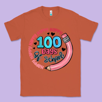 Happy 100 Days Of School Classic Tee Designed By Maliassmallbusiness