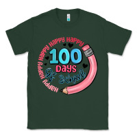 Sports Green happy 100 days of school Classic Tee - MaliasSmallBusiness