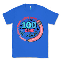 True Royal happy 100 days of school Classic Tee - MaliasSmallBusiness