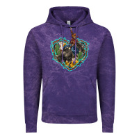 Cloud Purple western heart bullfighter  cactus sunflower aztek pattern Vintage Hoodie - BarkalooDesign