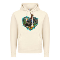 Vintage Artic western heart bullfighter  cactus sunflower aztek pattern Vintage Hoodie - BarkalooDesign