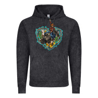Vintage Black western heart bullfighter  cactus sunflower aztek pattern Vintage Hoodie - BarkalooDesign