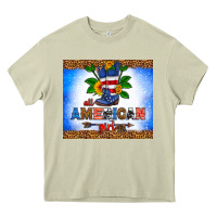 Mossy all American girl Heavy Core Tee - HRA Design Shop