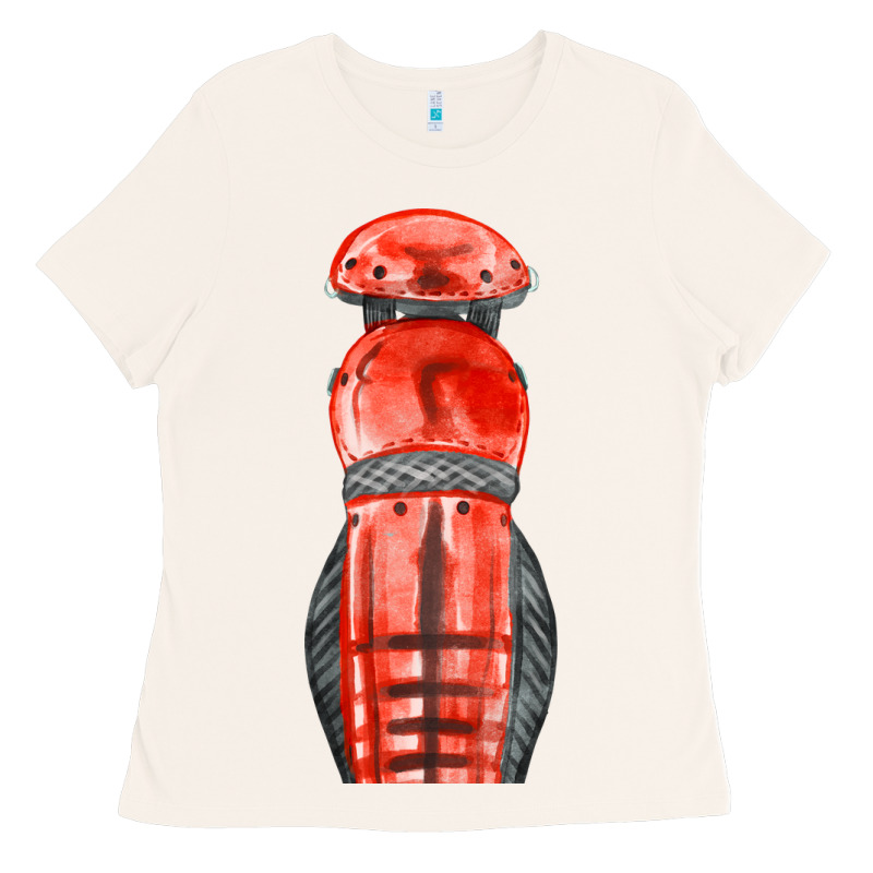 Red Leg Guard Fa Element Ladies Tee by FaDigitalArtStudio | Teevron