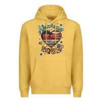Antique Gold American heart southern soul Premium Hoodie - HowdyJamesFarm