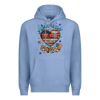 Colony Blue American heart southern soul Premium Hoodie - HowdyJamesFarm