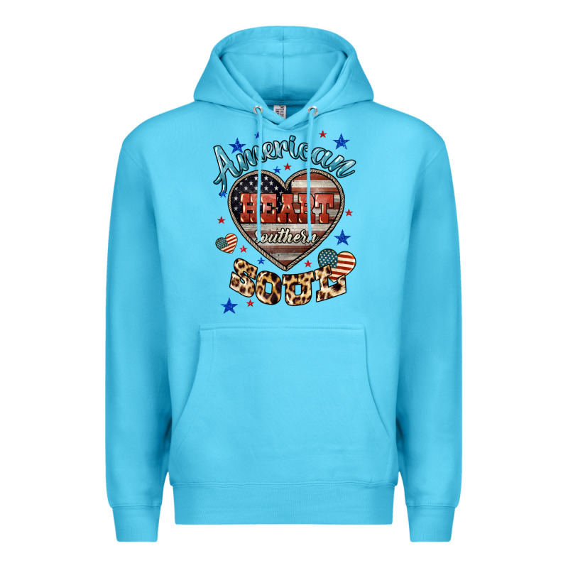 American Heart Southern Soul Premium Hoodie by HowdyJamesFarm | Teevron