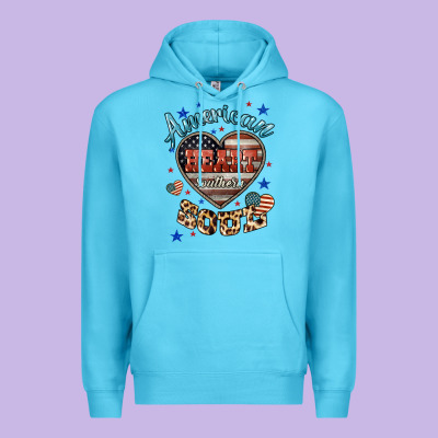 American Heart Southern Soul Premium Hoodie Designed By Howdyjamesfarm