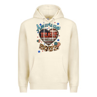 Sandshell American heart southern soul Premium Hoodie - HowdyJamesFarm