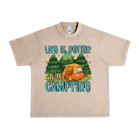 French Oak life is better by the camp fire Urban Heavy Tee - MaliasSmallBusiness