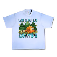 Grape Ice life is better by the camp fire Urban Heavy Tee - MaliasSmallBusiness