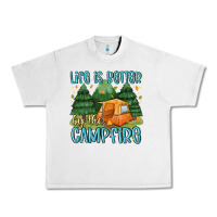 Lunar Rock life is better by the camp fire Urban Heavy Tee - MaliasSmallBusiness