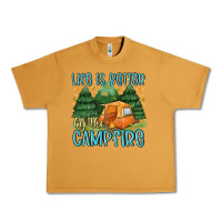Peanut Butter life is better by the camp fire Urban Heavy Tee - MaliasSmallBusiness