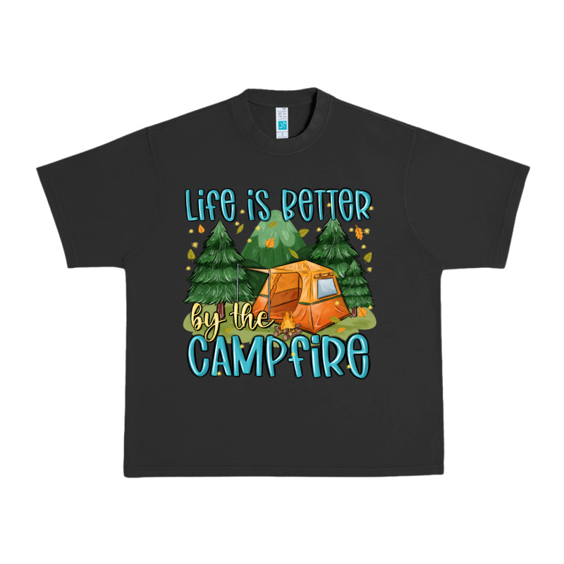 Life Is Better By The Camp Fire Urban Heavy Tee by MaliasSmallBusiness | Teevron