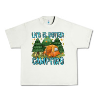 Pistachio life is better by the camp fire Urban Heavy Tee - MaliasSmallBusiness