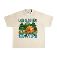 Sandshell life is better by the camp fire Urban Heavy Tee - MaliasSmallBusiness