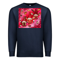 Navy gnomies with food elements tumbler hjf Premium Sweatshirt - HowdyJamesFarm