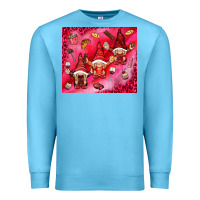 Ocean Blue gnomies with food elements tumbler hjf Premium Sweatshirt - HowdyJamesFarm