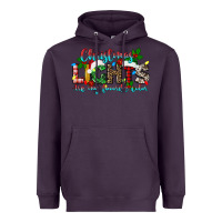 Plum christmas lights are my favorite Heavyweight Hoodie - texasbilliewilder