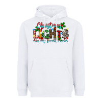 White christmas lights are my favorite Heavyweight Hoodie - texasbilliewilder