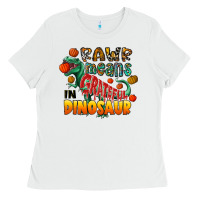 White rawr means grateful in dinosaur Ladies Tee - CowhideDigitalArt