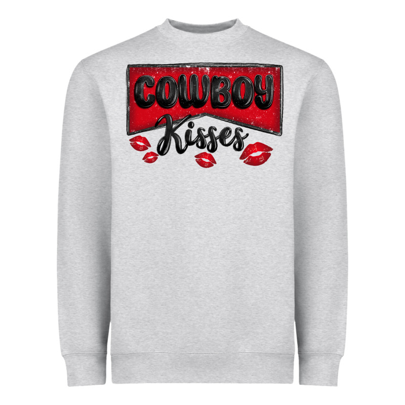 Cowboy Kisses Heavyweight Sweatshirt by MaliasSmallBusiness | Teevron