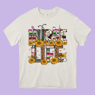 Nurse Life Heavy Core Tee Designed By Fadigitalartstudio