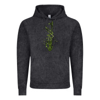 Vintage Black Lucky Bamboo Vintage Hoodie - LillyAllenDesigns