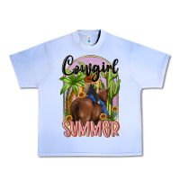 Grape Ice cowgirl summer Urban Heavy Tee - MaliasSmallBusiness