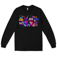 Black gaming coffee cups Long Sleeve Tee - NancyCooperArtShop