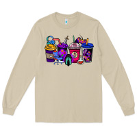 Mushroom gaming coffee cups Long Sleeve Tee - NancyCooperArtShop