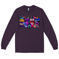 Plum gaming coffee cups Long Sleeve Tee - NancyCooperArtShop