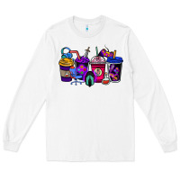 White gaming coffee cups Long Sleeve Tee - NancyCooperArtShop