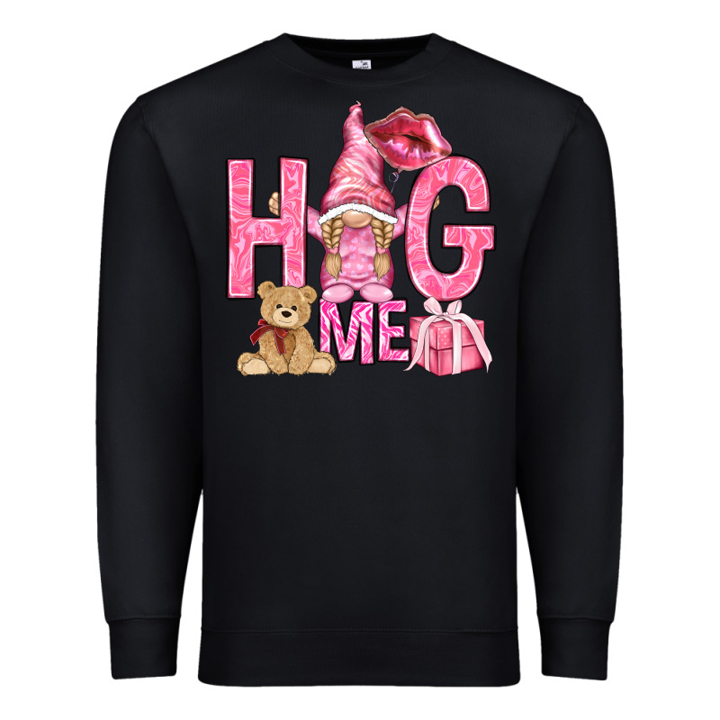 Hug Me With Gnome Hjf Premium Sweatshirt by HowdyJamesFarm | Teevron