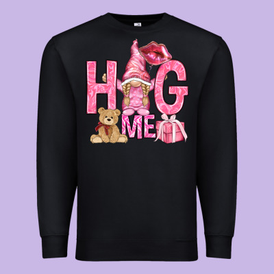 Hug Me With Gnome Hjf Premium Sweatshirt Designed By Howdyjamesfarm